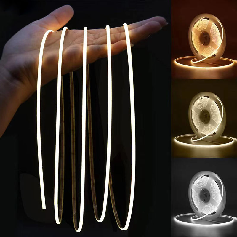 2700K-6500K 12V Taśma LED COB 24V Chipy o dużej gęstości Wystrój wnętrz wnętrz