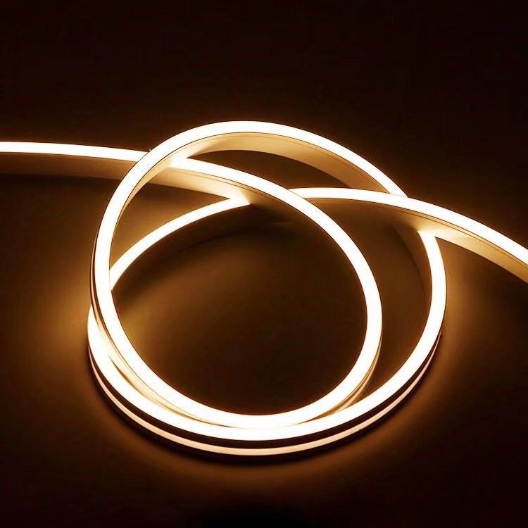 Silikonowa wodoodporna elastyczna taśma LED Neon Light IP67 Ciepła zimna biel DC 12 / 24V Do dekoracji wnętrz na zewnątrz