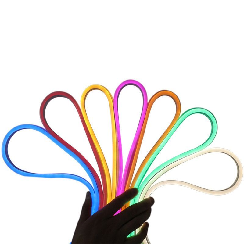 5M 12V IP68 RGB Neon Elastyczny pasek światła Zewnętrzny SMD Świąteczny krajobraz Niestandardowy