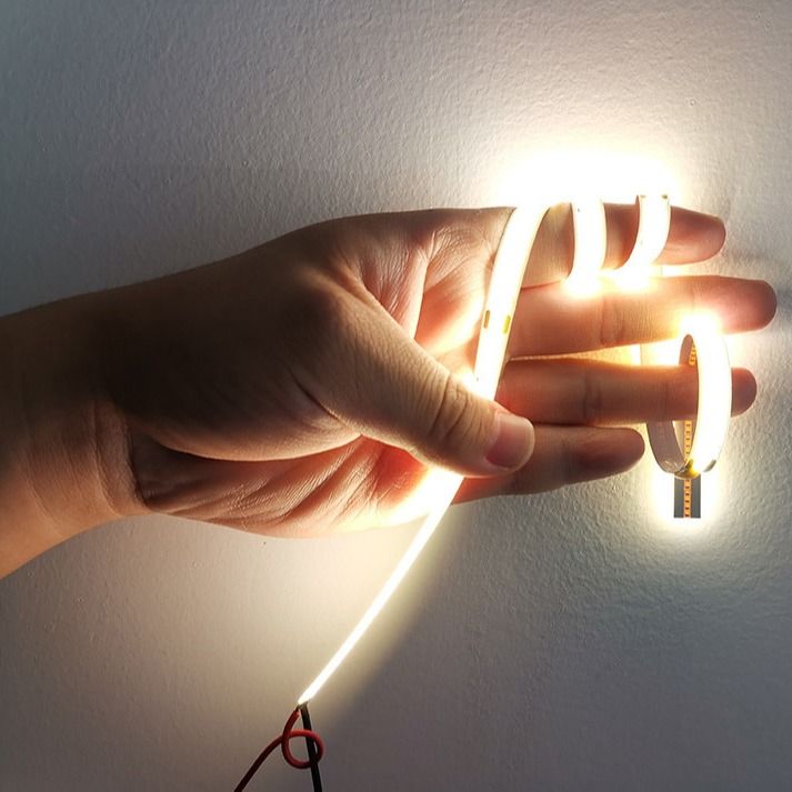 480leds/M Taśma LED COB 12V Wysoka Gęstość 4000K 10W Wystrój Domu