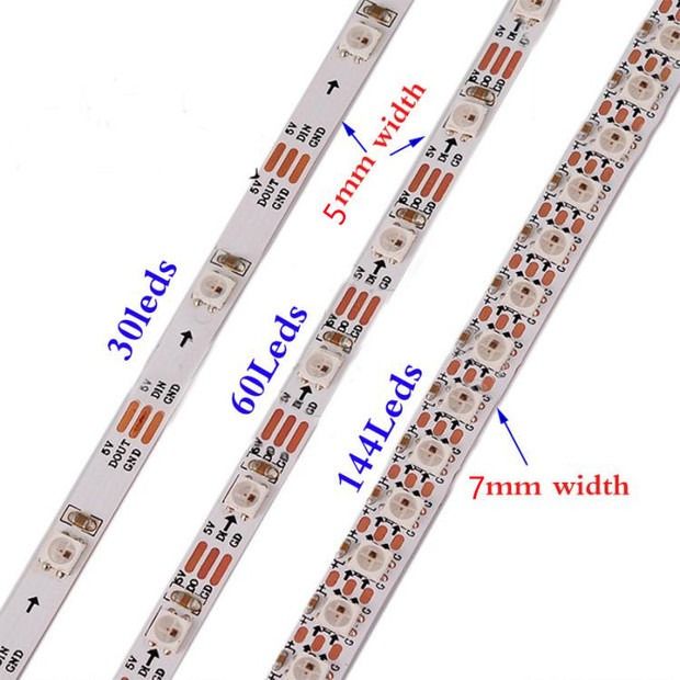 300 diod LED 12 V elastyczna płaska listwa oświetleniowa LED ultrafiolet SMD5050 16,4 stopy / 5 m do malowania ciała w pomieszczeniach