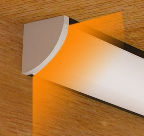 16x16mm Oświetlenie LED typu V do półek Wytłaczanie aluminium Twardy pasek światła z magnesem