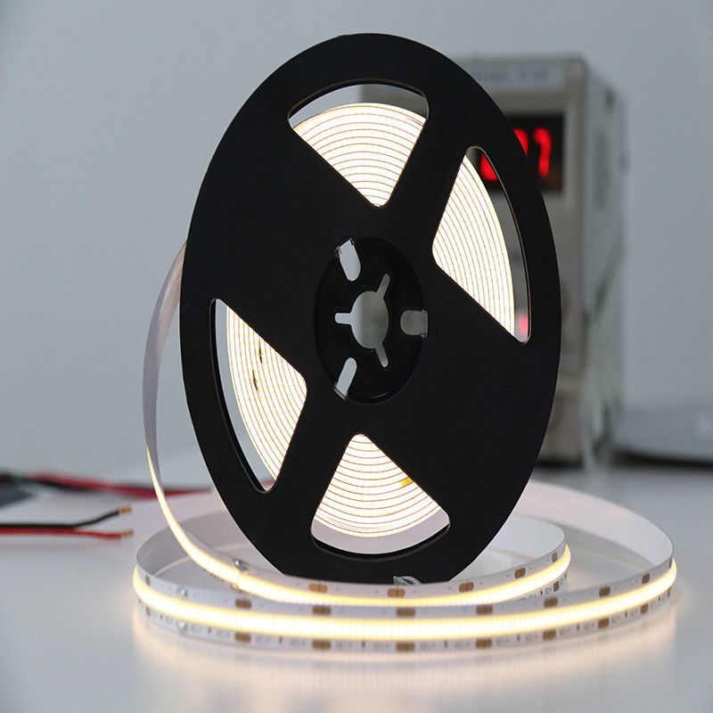 Wysoka gęstość 320 Led / M Elastyczna taśma LED 24 V COB Light flex 10 W ciepła biel