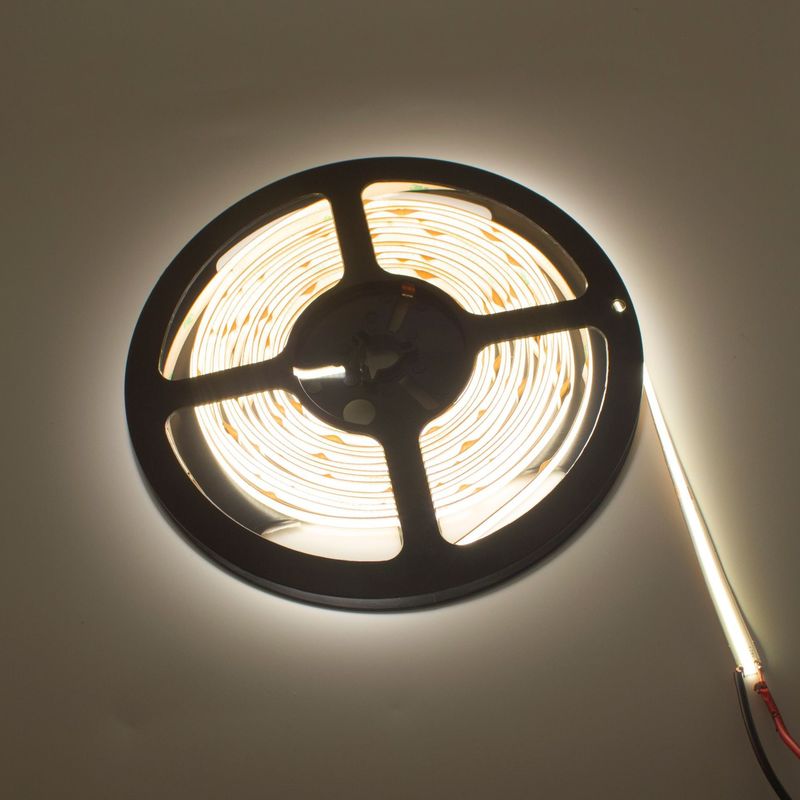 Wysoka gęstość 320 Led / M Elastyczna taśma LED 24 V COB Light flex 10 W ciepła biel