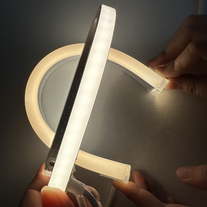 1010 1212 1616 1220 led jasny neon świecący 120 ° kąt świecenia materiał silikonowy świetlówka