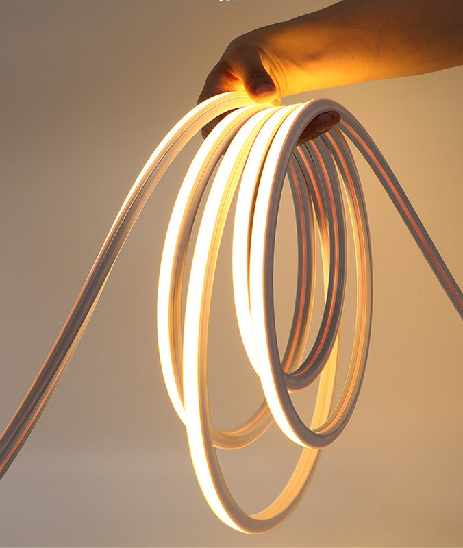 3 lata gwarancji DC 12V / 24V Fluorescent Neon Strip Light Kąt świecenia 120 stopni