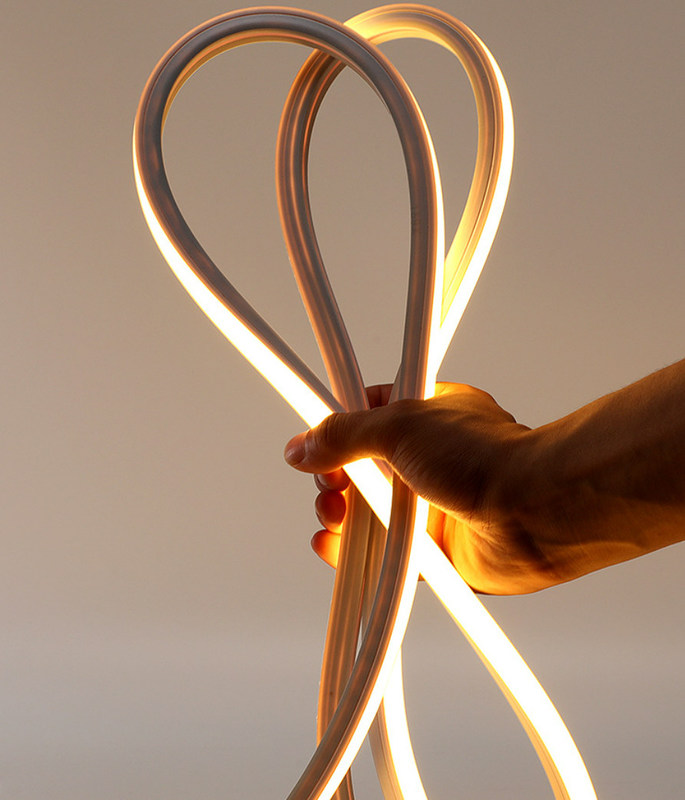 3 lata gwarancji DC 12V / 24V Fluorescent Neon Strip Light Kąt świecenia 120 stopni